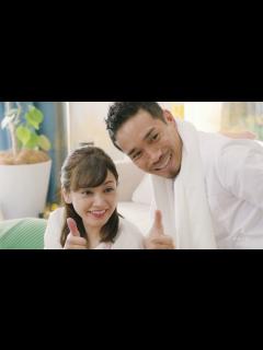 [x]長友佑都＆平愛梨、夫婦でCM初共演 仲良し夫婦の笑顔にほっこり 『花王メリット』新CM「ダーティ親子春」篇 - YouTube