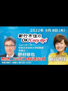 [x]2022年9月8日（木）コメンテーター：野村修也 - YouTube