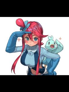 [x]【ポケモン フウロ】画像が切り替わる瞬間に止めてね / 【Pokemon Skyla】Please stop at the moment ...