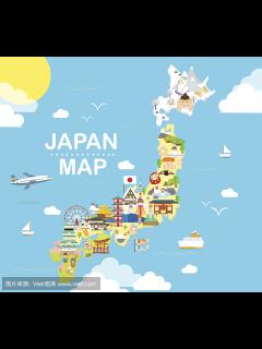 [x]日本著名景点地图 - 随意云