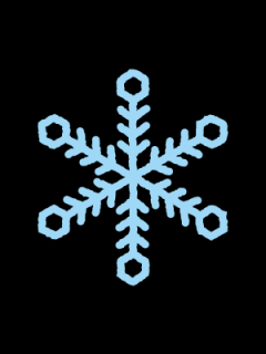 [x]雪の結晶のイラスト - イラストくん