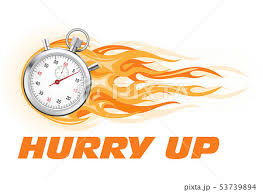 Stopwatch in flame - hurry up banner, limited timeのイラスト素材 ...